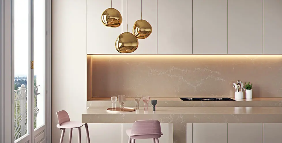 caesarstone Tuscan-Dawn countertop