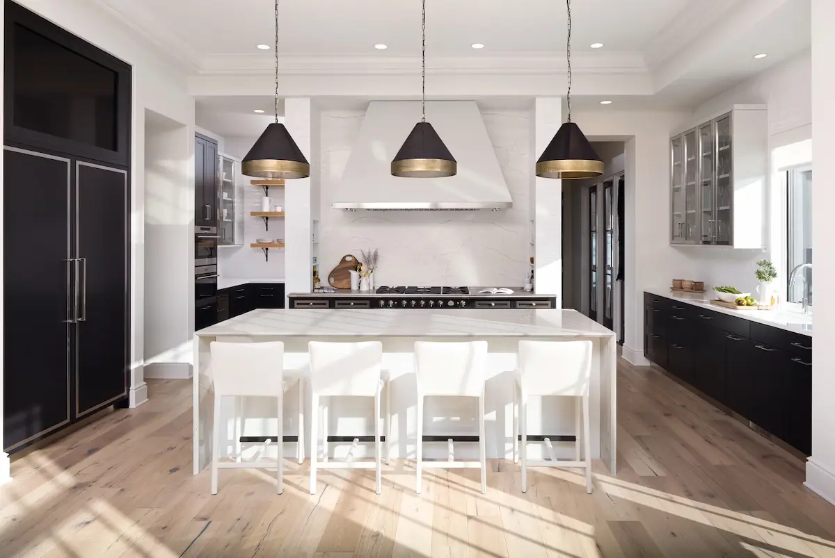 ella white cliff kitchen quartz counter